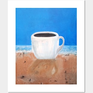Coffee On The Beach Posters and Art